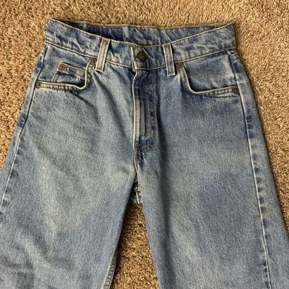 Vintage 90s Orange Tag Levi’s Women’s 565 Wide‎ Leg Regular Size 26 - Picture 4 of 16